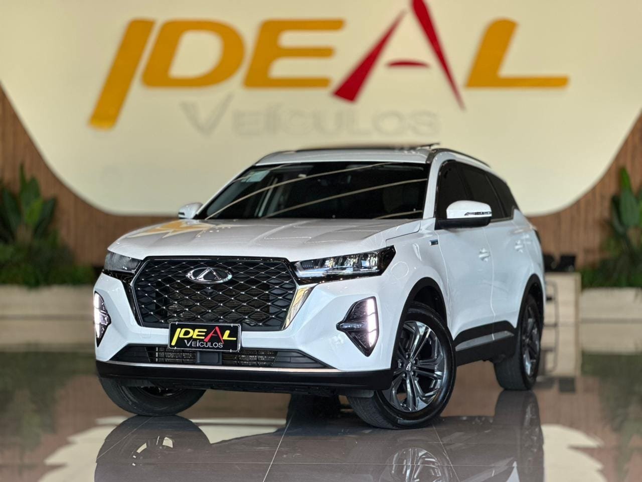 Caoa Chery Tiggo 7 PRO 1.5 Turbo (Híbrido) na cor Branco em Xanxerê / SC - 23215