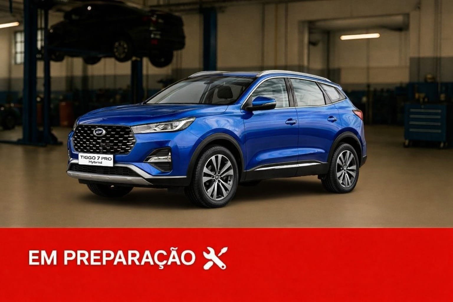 Caoa Chery Tiggo 7 PRO 1.5 Turbo (Híbrido) na cor Azul em São José / SC - 23468