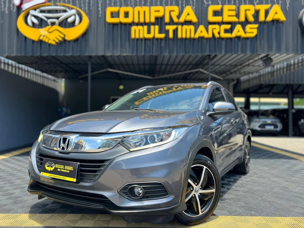 Honda HR-V EX 1.8 Flexone 16V 5p Aut. na cor Cinza em Joinville / SC - 23578