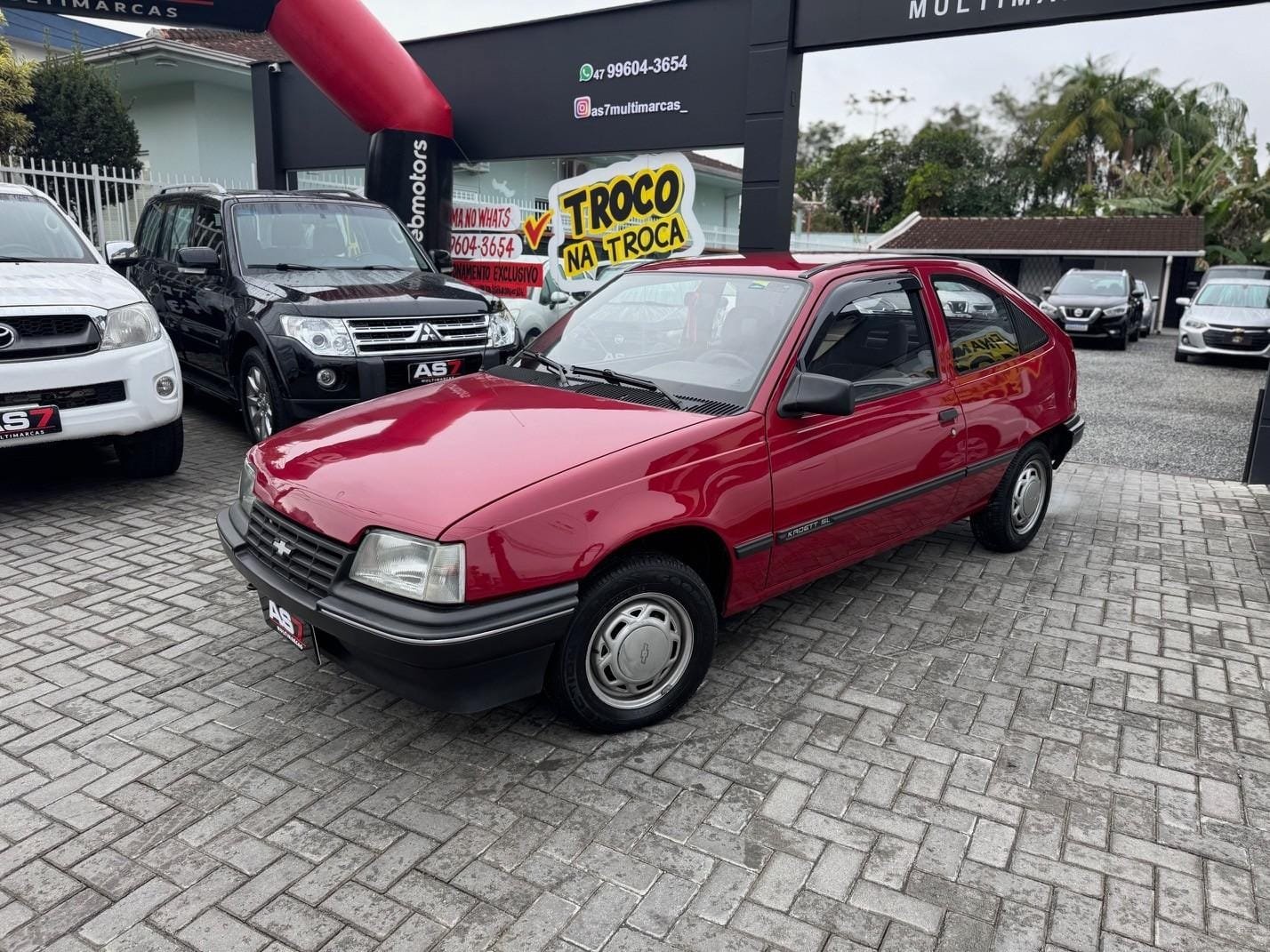 Chevrolet Kadett GL/SL/Lite/Turim 1.8 na cor Vermelho em Joinville / SC - 23602