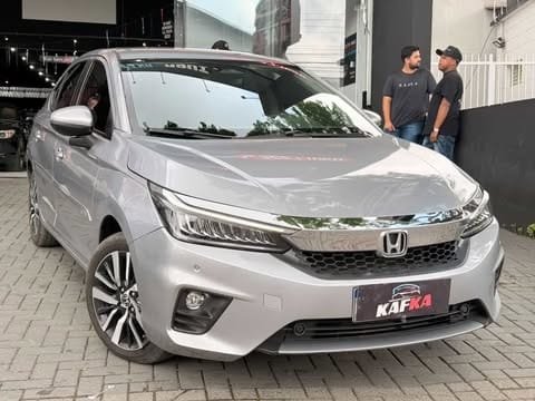 Honda City Sedan Touring 1.5 Flex 16V 4p Aut. na cor Cinza em Joinville / SC - 23968