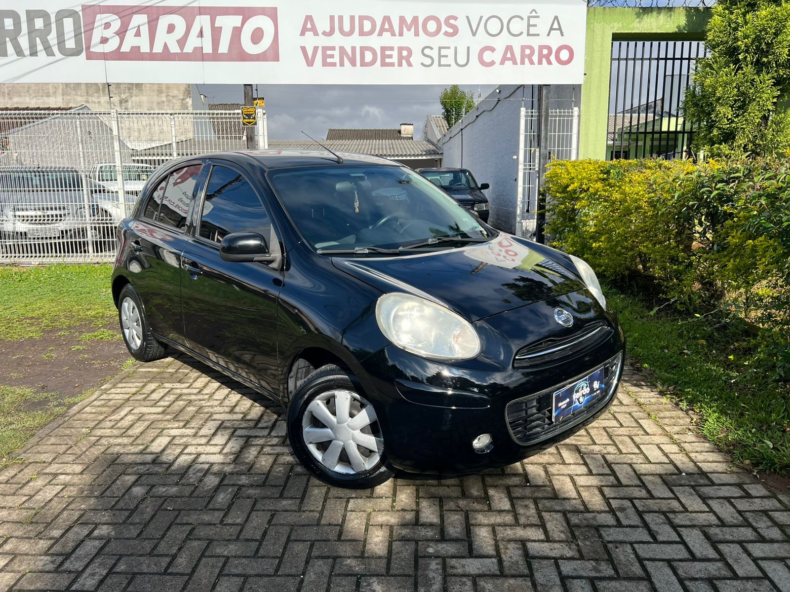 Nissan MARCH S 1.6 16V Flex Fuel 5p na cor Preto em Curitiba / PR - 24044