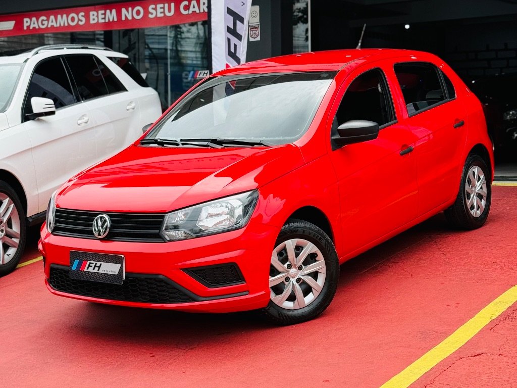 Volkswagen Gol 1.0 Flex 12V 5p na cor Vermelho em Florianópolis / SC - 24115