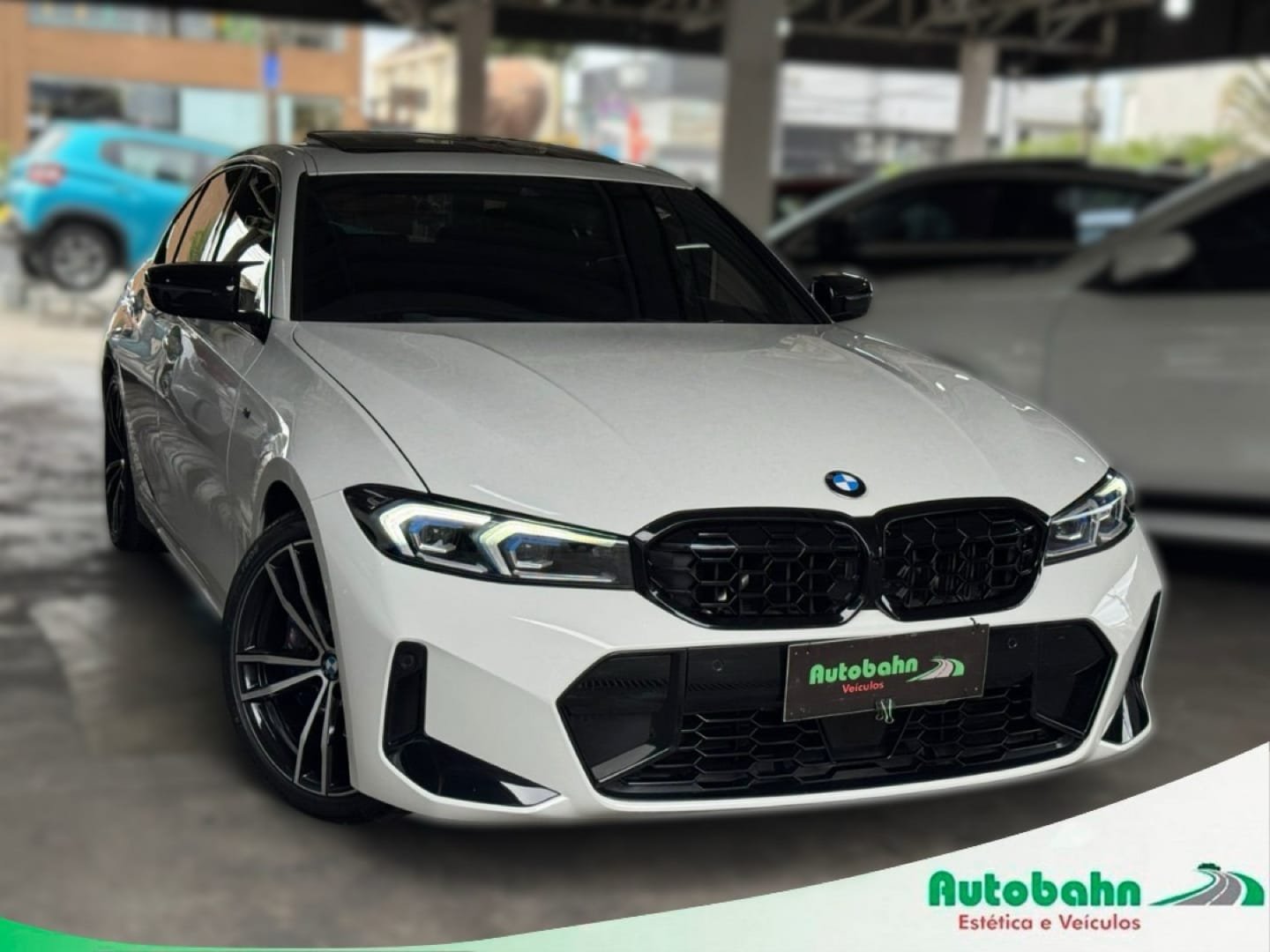 BMW 320i 2.0 TB M Sport A.Flex/M.Sport 4p na cor Branco em Joinville / SC - 24266