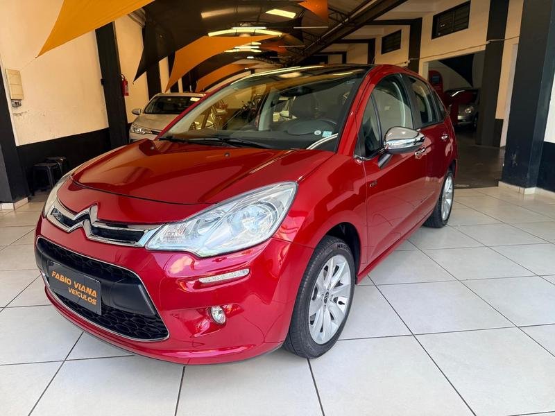 Citroën C3 Excl. 1.6 VTi Flex Start 16V 5p Aut. na cor Vermelho em Londrina / PR - 24340