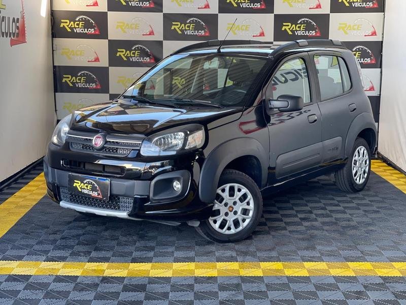Fiat UNO WAY 1.0 Flex 6V 5p na cor Preto no Porto Alegre / RS - 24366