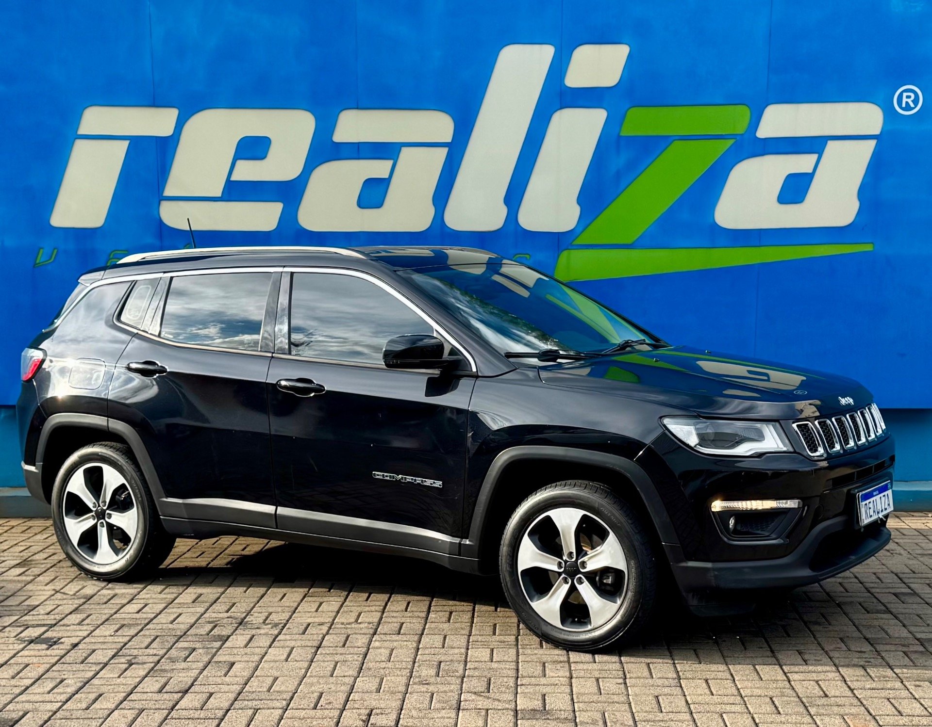 Jeep Compass LONGITUDE 2.0 4x2 Flex 16V Aut. na cor Preto em Guarapuava / PR - 24422