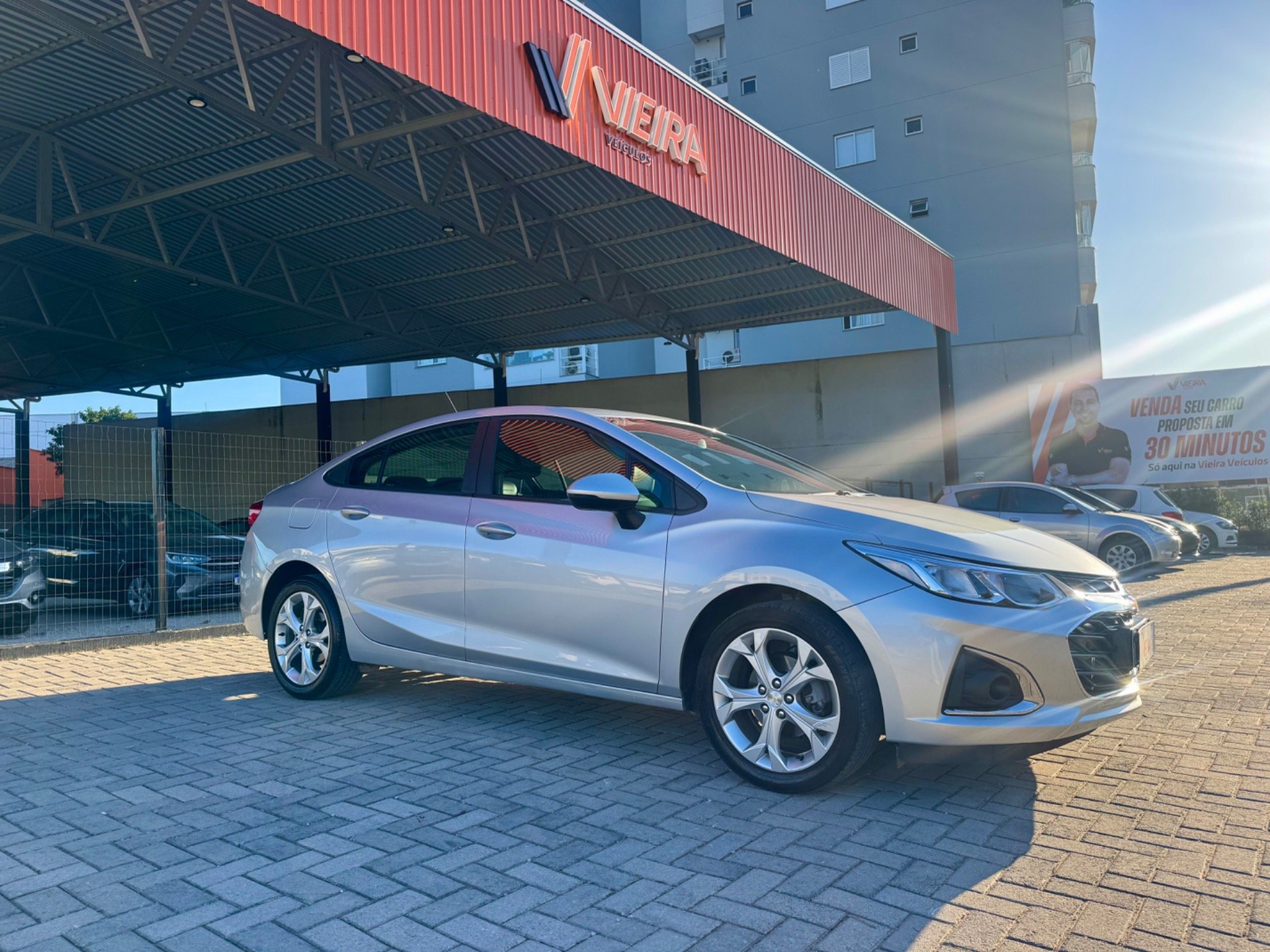 Chevrolet Cruze LT 1.4 16V Turbo Flex 4p Aut. na cor Cinza em Brusque / SC - 24515