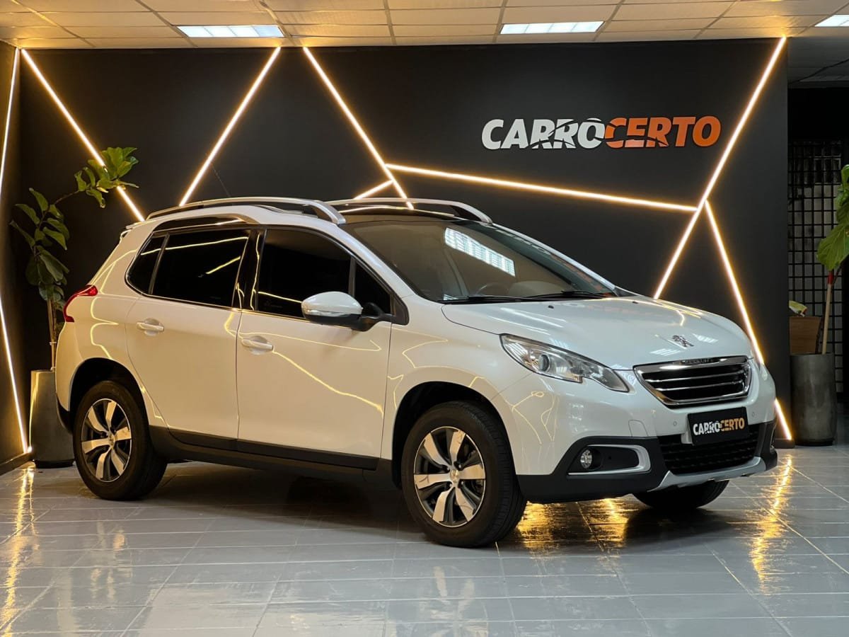 Peugeot 2008 Griffe 1.6 Flex 16V 5p Aut. na cor Branco no Novo Hamburgo / RS - 24586