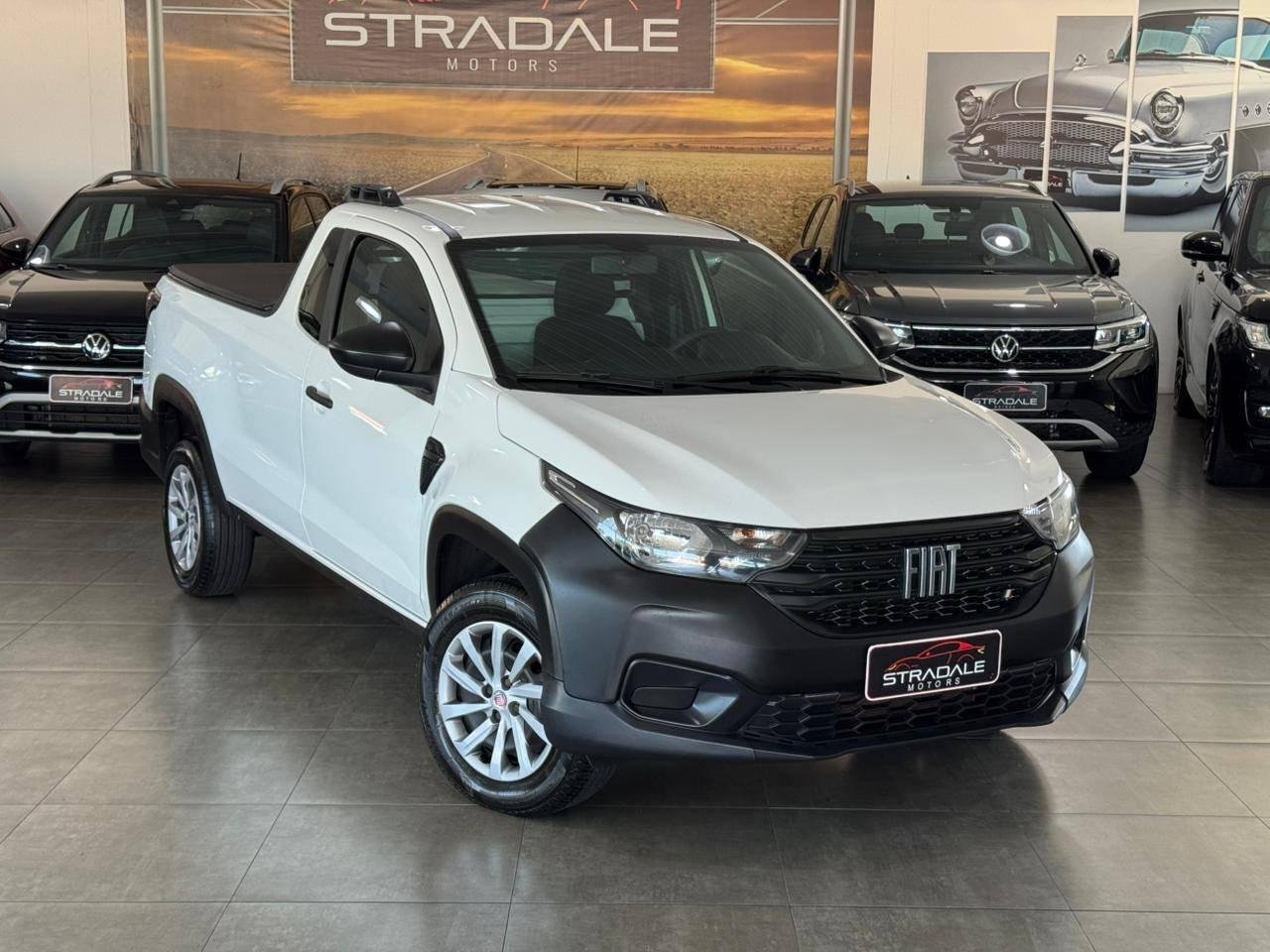 Fiat Strada Endurance 1.3 Flex 8V CS Plus na cor Branco em Gaspar / SC - 24620