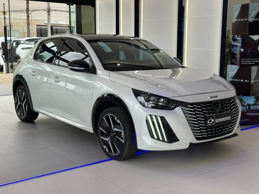 Peugeot 208 GT 1.0 Turbo Flex 5p Aut. na cor Branco em Blumenau / SC - 2495