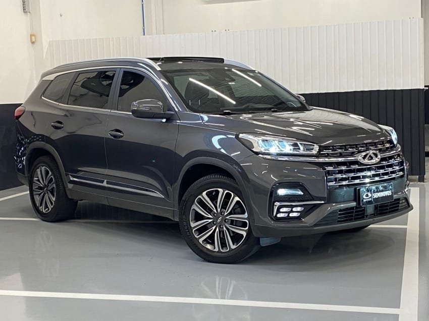 Caoa Chery Tiggo 8 Max Drive 1.6 Turbo Aut. na cor Cinza em Itajaí / SC - 2512