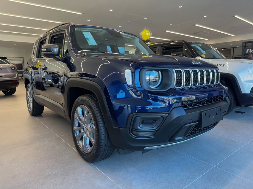 Jeep Renegade Long. T270 1.3 TB 4x2 Flex Aut. na cor Azul em Curitiba / PR - 25301