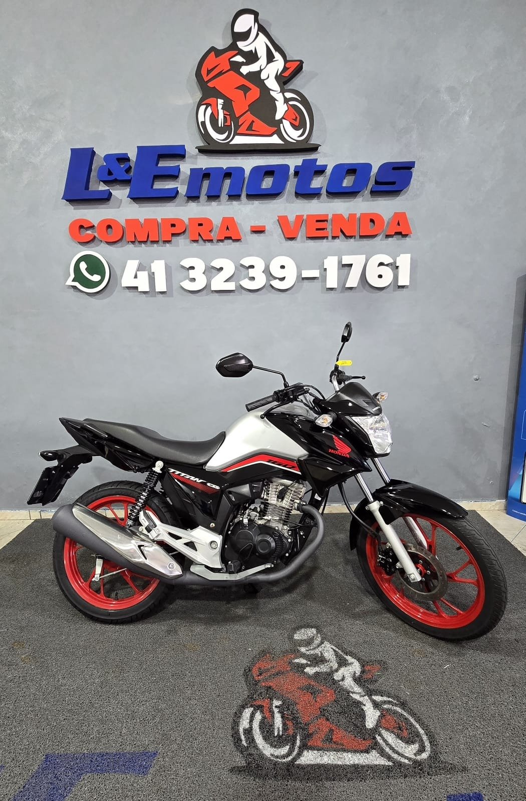 Honda CG 160 TITAN FLEXONE/Ed.Especial 40 Anos  na cor Cinza em Curitiba / PR - 25409