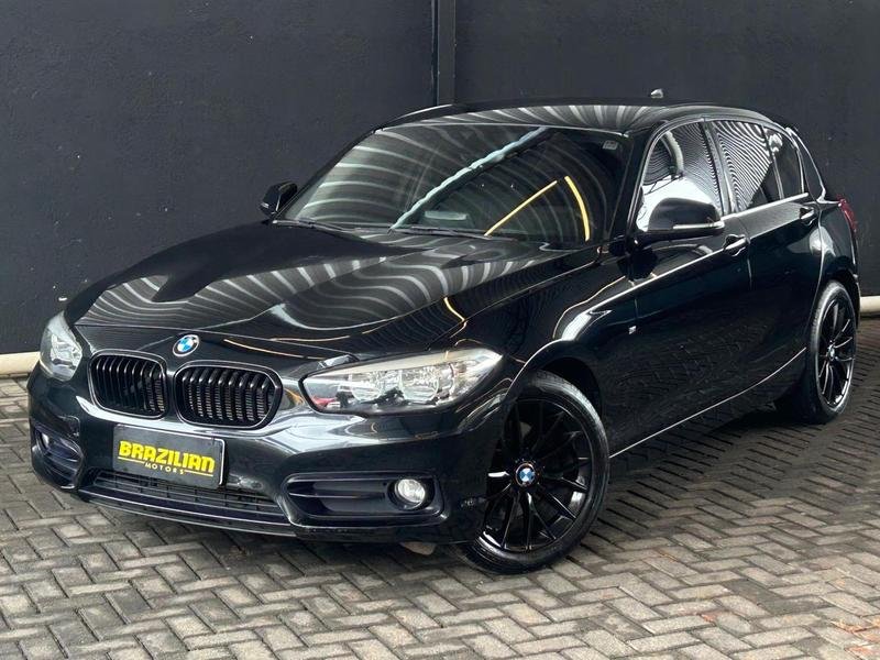 BMW 120i 2.0 16V 150cv/ 156cv 5p na cor Preto em Curitiba / PR - 25535