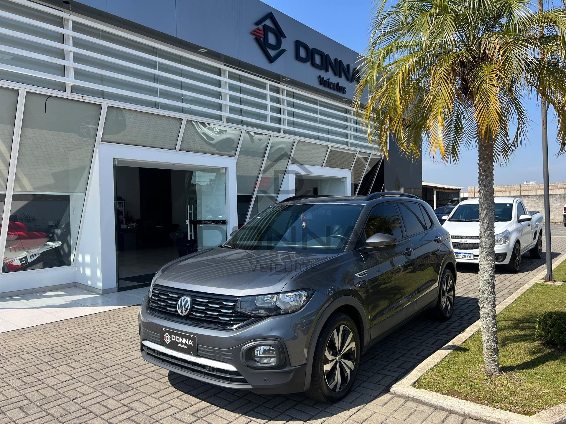 Volkswagen T-Cross Comfor. 200 TSI 1.0 Flex 5p Aut. na cor Cinza em São Mateus do Sul / PR - 25653