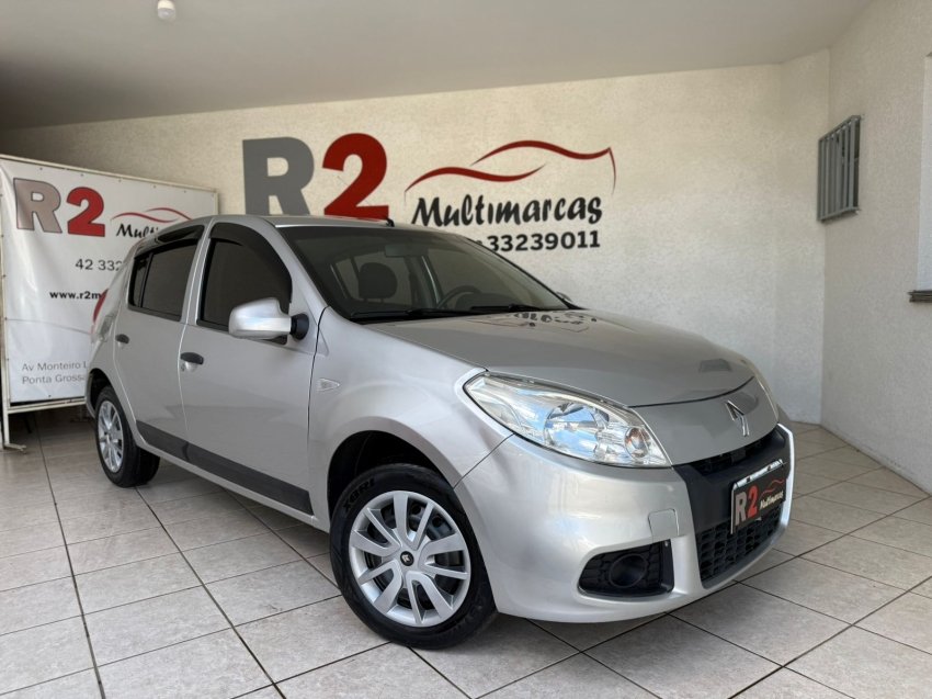 Renault Sandero Expression Hi-Flex 1.6 8V 5p na cor Prata em Ponta Grossa / PR - 25865