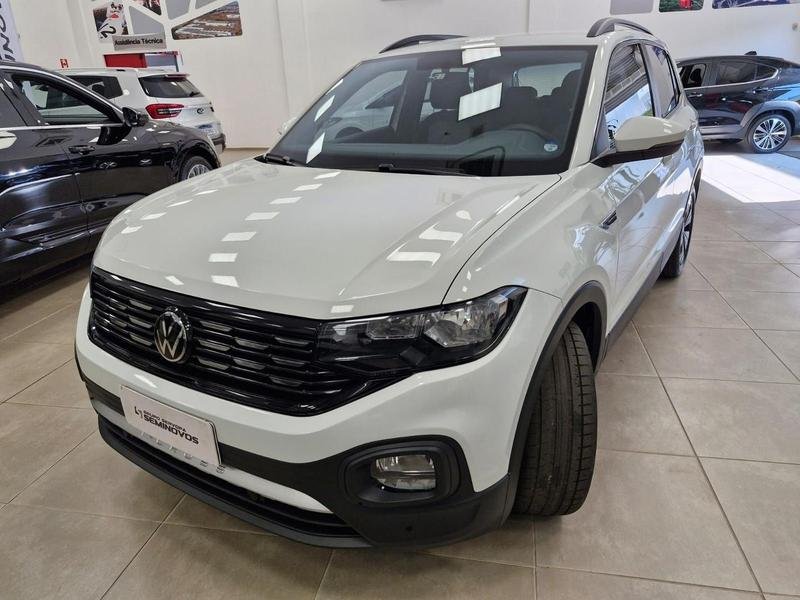 Volkswagen T-Cross Comfor. 200 TSI 1.0 Flex 5p Aut. na cor Branco em Londrina / PR - 26343