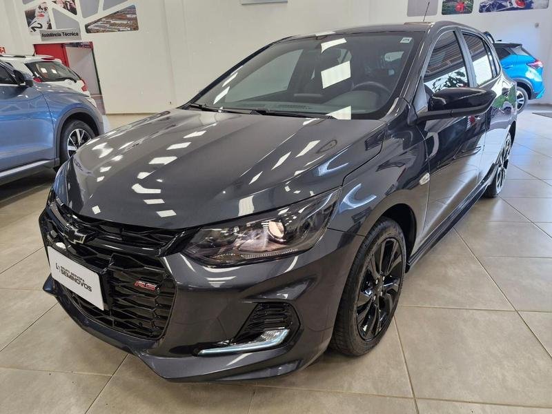 Chevrolet ONIX HATCH 1.0 12V Flex 5p Mec. na cor Cinza em Londrina / PR - 26345