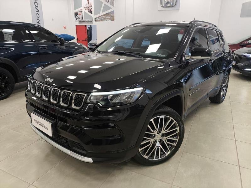Jeep Compass LIMITED T270 1.3 TB 4x2 Flex Aut na cor Preto em Londrina / PR - 26361
