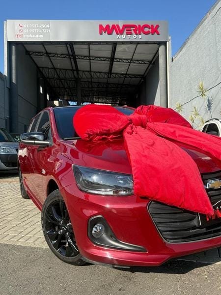 Chevrolet ONIX HATCH 1.0 12V Flex 5p Mec. na cor Vermelho em Colombo / PR - 2671