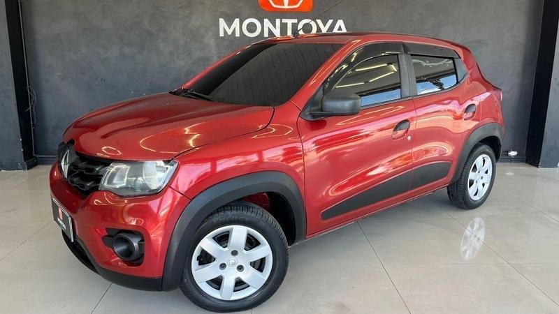 Renault Kwid Zen 1.0 Flex 12V 5p Mec. na cor Vermelho em Joinville / SC - 2731