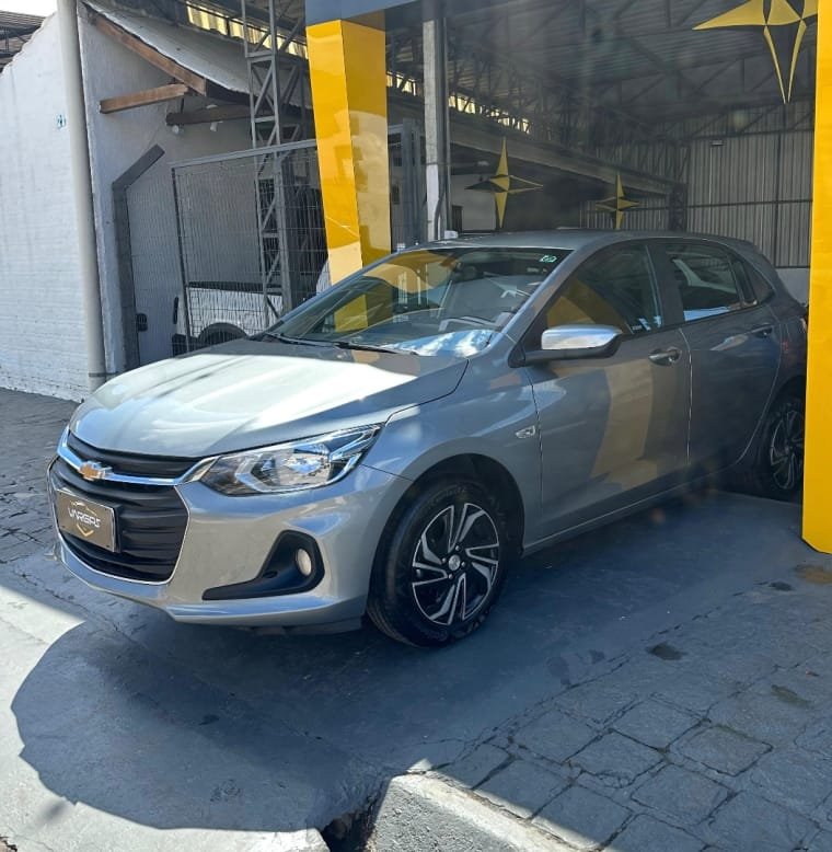 Chevrolet ONIX SED. Plus PREM. 1.0 12V TB Flex Aut na cor Cinza em Ponta Grossa / PR - 2821