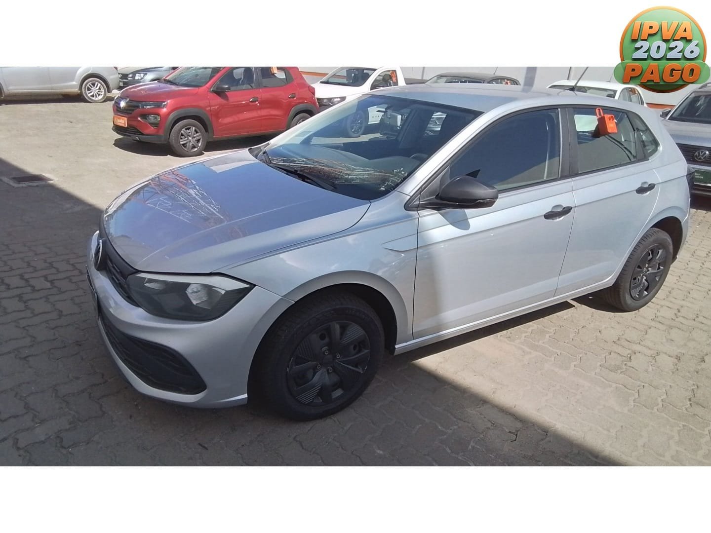 VW - VolksWagen Polo Track Rock in Rio 1.0 Flex 12V 5p na cor Cinza no Pelotas / RS - 28673