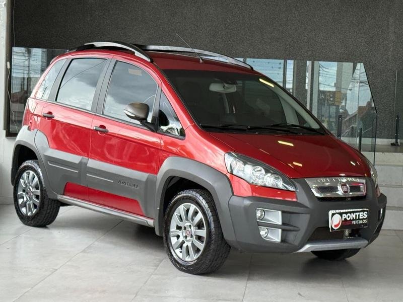 Fiat Idea Advent./ Adv.LOCKER 1.8 mpi Flex 5p na cor Vermelho em Ponta Grossa / PR - 29449