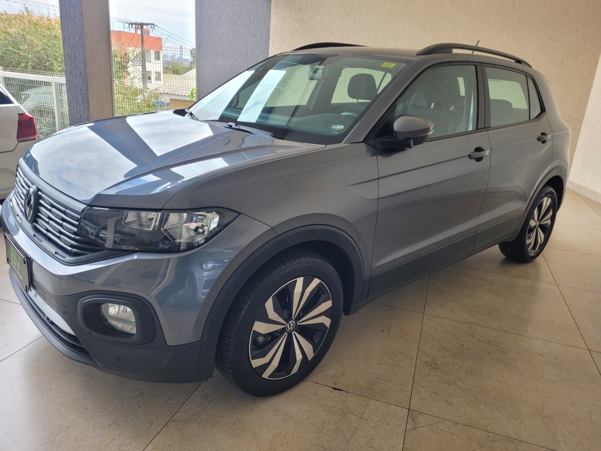 Volkswagen T-Cross 200 TSI 1.0 Flex 12V 5p Aut. na cor Cinza em Ponta Grossa / PR - 29712