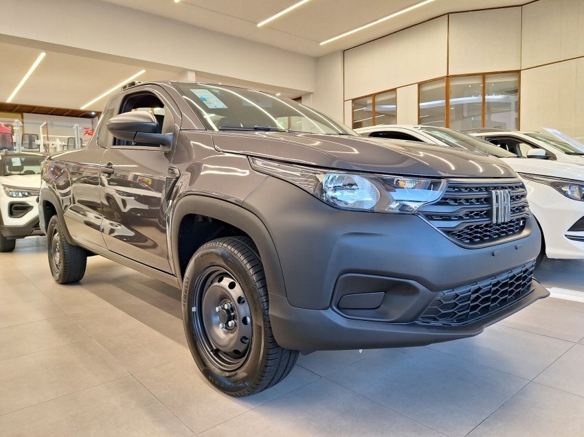 Fiat Strada Endurance 1.4 Flex 8V CS Plus na cor Cinza em Joinville / SC - 29787