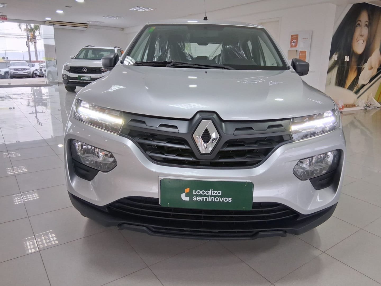 Renault Kwid Zen 1.0 Flex 12V 5p Mec. na cor Cinza em São José / SC - 31459