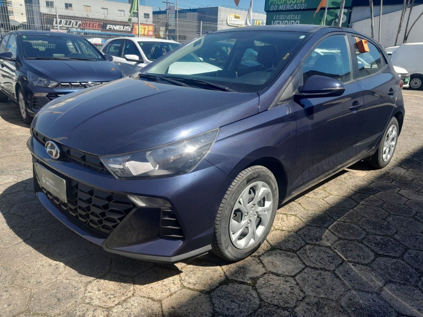 Hyundai HB20 Comf./C.Plus/C.Style 1.0 Flex 12V na cor Azul em Criciúma / SC - 31691