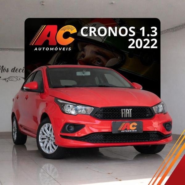Fiat CRONOS DRIVE 1.3 8V Flex na cor Vermelho em Curitiba / PR - 32432