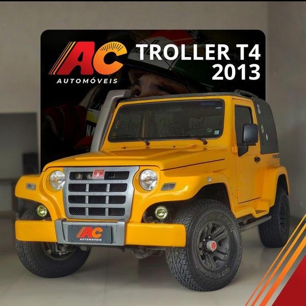 Troller T-4 BOLD 4x4 3.2 Tdi Cap. Rígida Diesel na cor Amarelo em Curitiba / PR - 32435