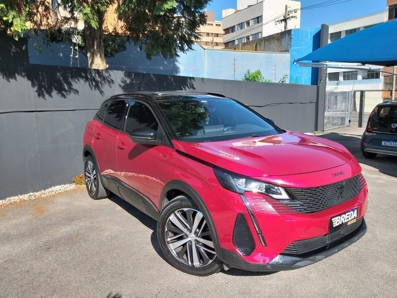 Peugeot 3008 GT Pack 1.6 Turbo 16V 5p Aut. na cor Vermelho em Curitiba / PR - 32514