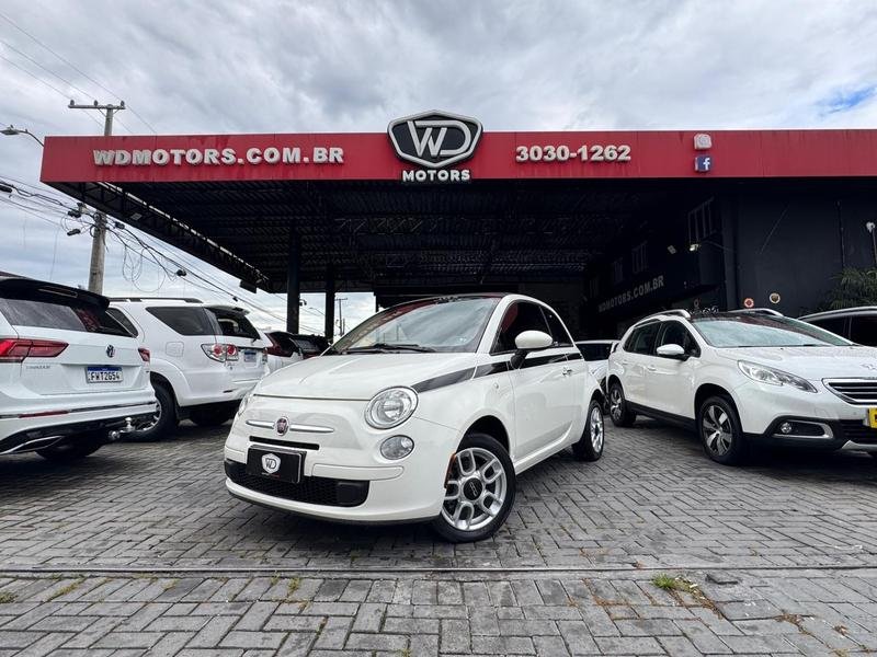 Fiat 500 Cabrio Flex 1.4 8V Mec. na cor Branco em Curitiba / PR - 33013