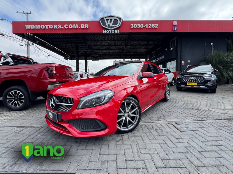 Mercedes-Benz A-250 2.0 TB Sport Aut. na cor Vermelho em Curitiba / PR - 33020