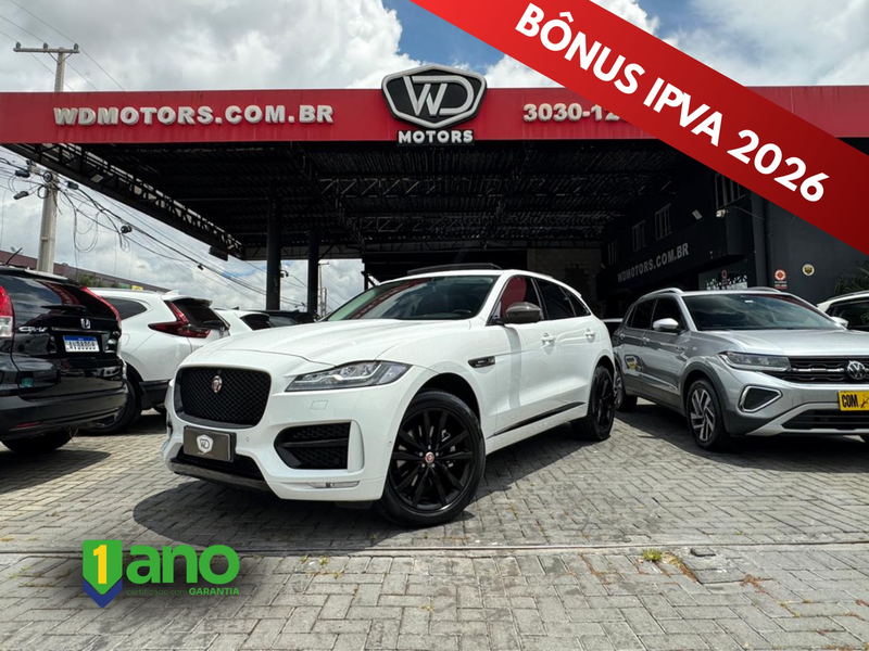 Jaguar F-Pace 3.0 R-Sport 340cv Aut. na cor Branco em Curitiba / PR - 33032