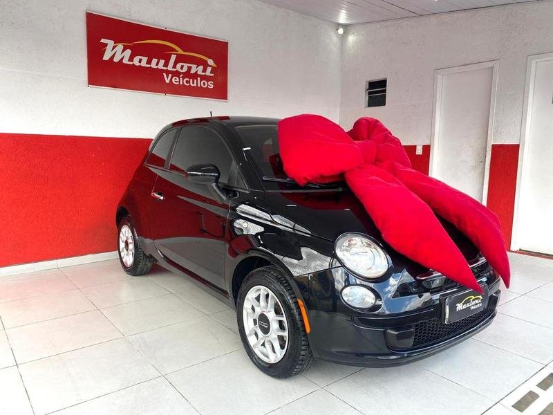 Fiat 500 Cult 1.4 Flex 8V EVO Mec. na cor Preto em São José dos Pinhais / PR - 33087