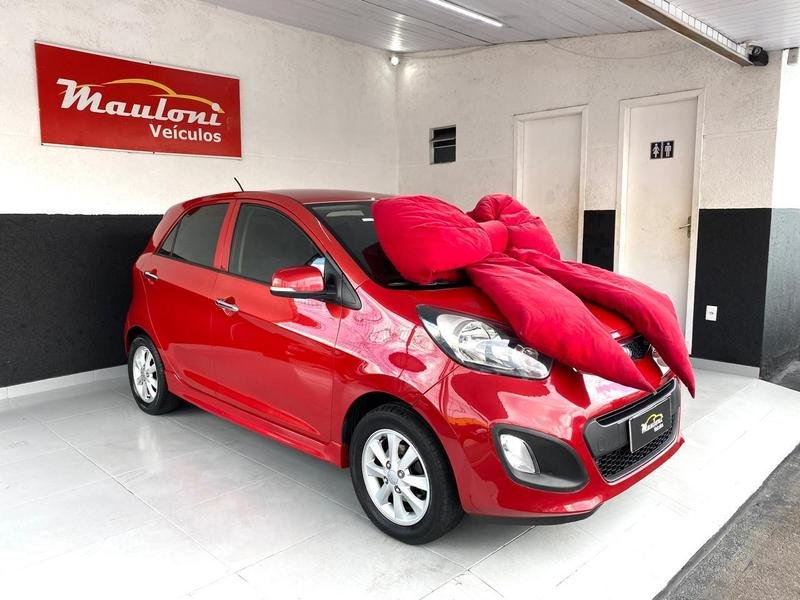 Kia Motors Picanto EX 1.1/1.0/ 1.0 Flex Mec. na cor Vermelho em São José dos Pinhais / PR - 33113