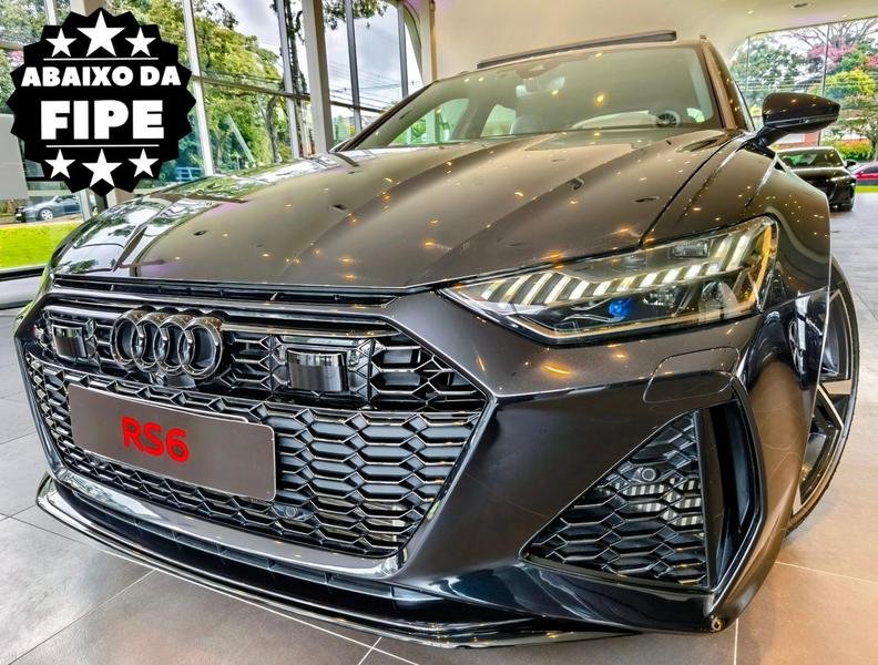 Audi RS6 4.0 Avant TFSI BI-TB Quat.Tip.(Hib.) na cor Preto em Curitiba / PR - 33734