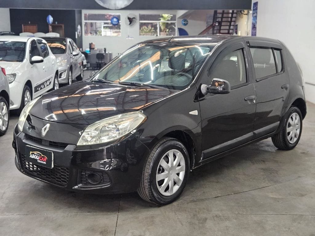 Renault Sandero Expression Hi-Flex 1.6 8V 5p na cor Preto em Campinas / SP - 3386