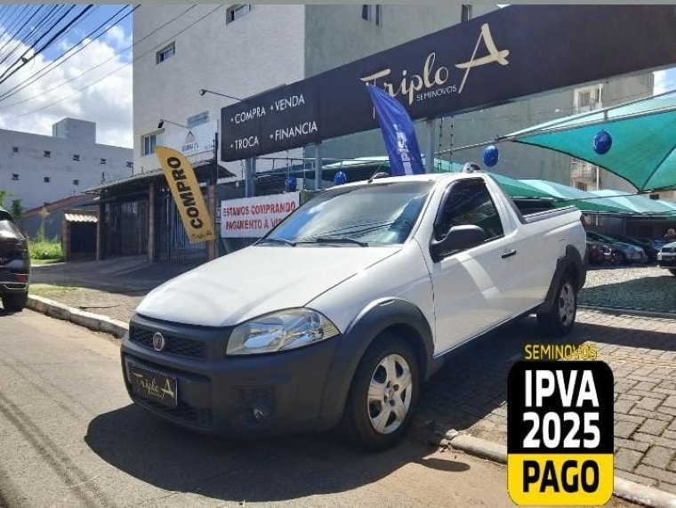 Fiat Strada Working HARD 1.4 Fire Flex 8V CS na cor Branco no Canoas / RS - 34036