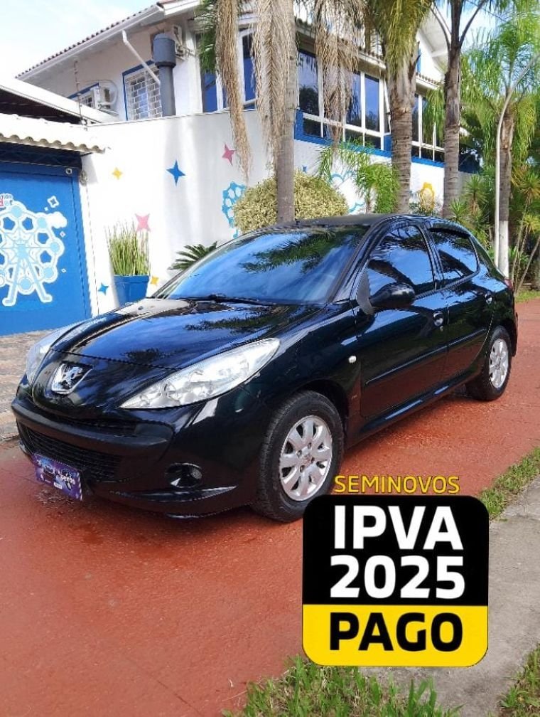Peugeot 207 XR 1.4 Flex 8V 3p na cor Preto no Canoas / RS - 34044