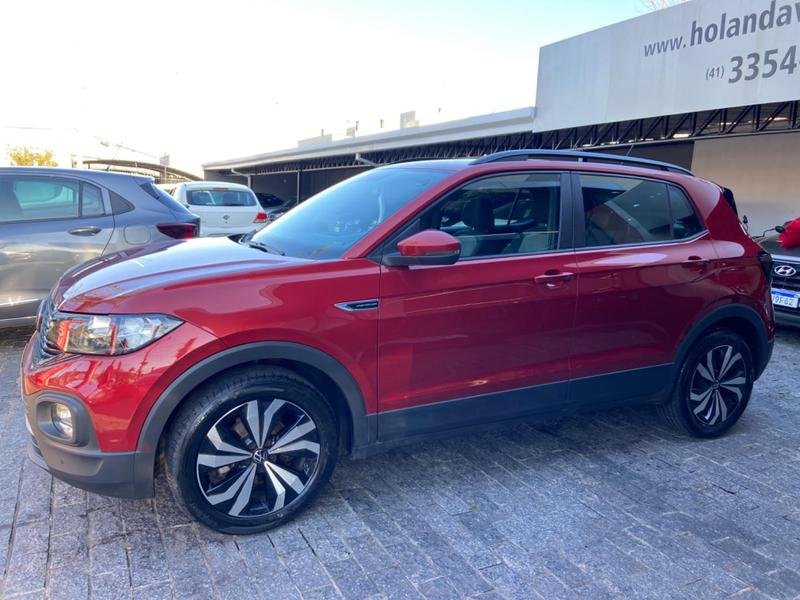 Volkswagen T-Cross Comfor. 200 TSI 1.0 Flex 5p Aut. na cor Vermelho em Curitiba / PR - 34387