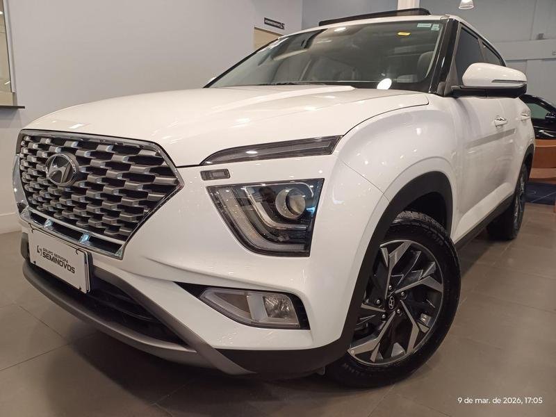 Hyundai Creta Platinum 1.0 TB 12V Flex Aut. na cor Branco no Porto Alegre / RS - 34625
