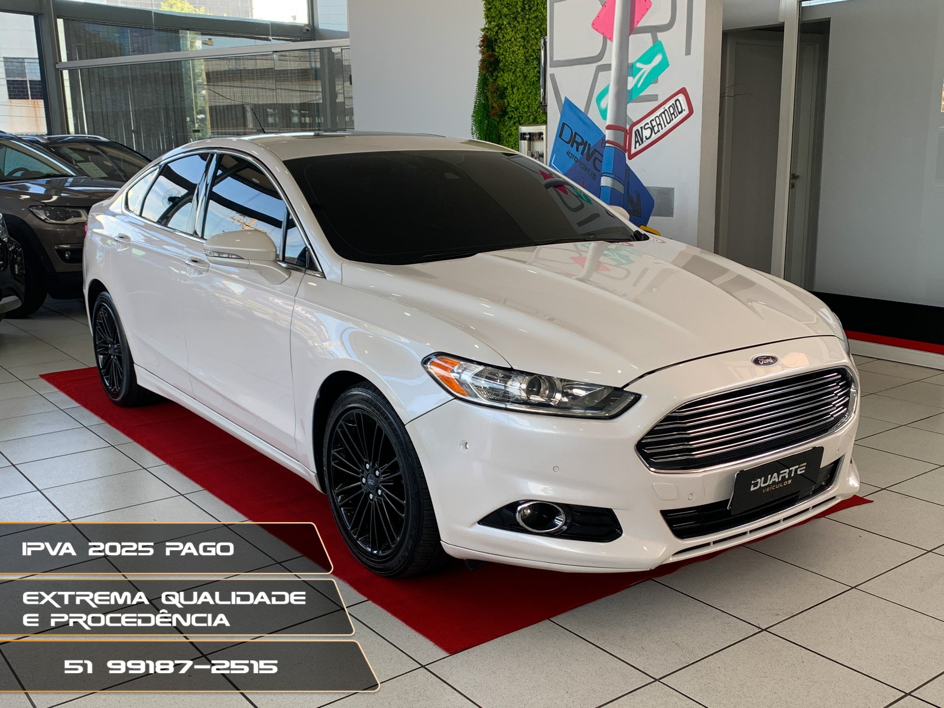 Ford Fusion Titanium 2.0 GTDI Eco. Awd Aut. na cor Branco no Porto Alegre / RS - 34877