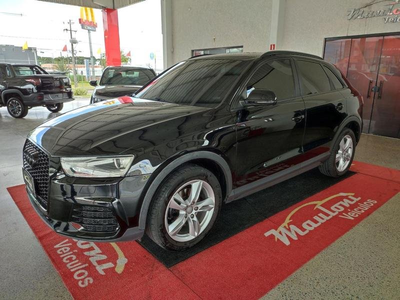 Audi Q3 1.4 TFSI/TFSI Flex S-tronic 5p na cor Preto em São José dos Pinhais / PR - 35318