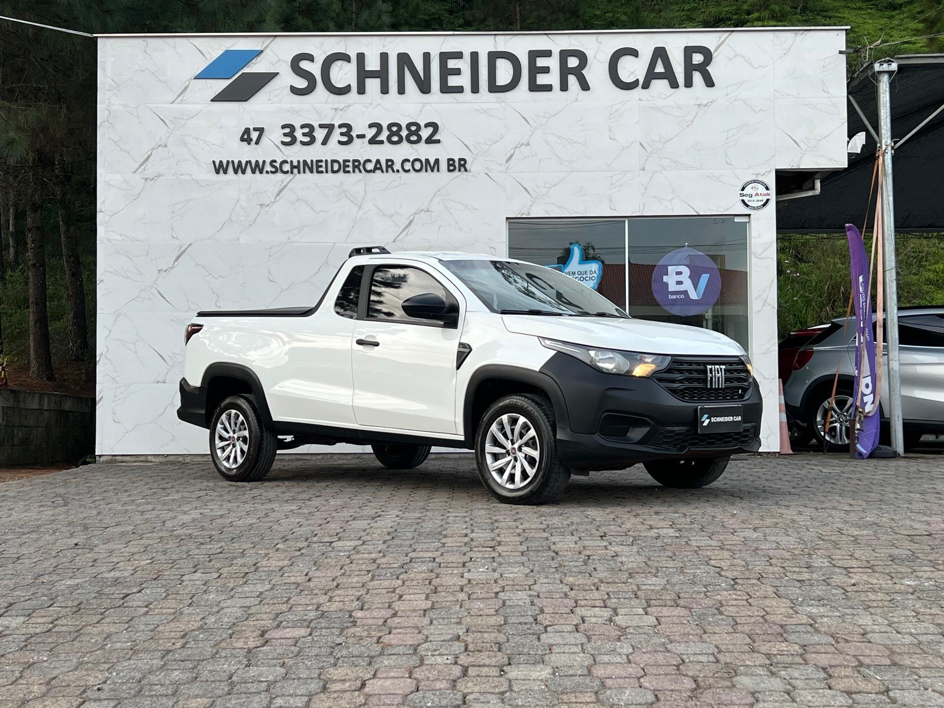 Fiat Strada Endurance 1.4 Flex 8V CS Plus na cor Branco em Guaramirim / SC - 35392